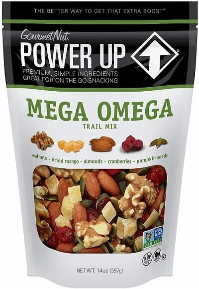 Gourmet Nut Power Up Premium Trail Mix, healthy snacks for weight loss at night