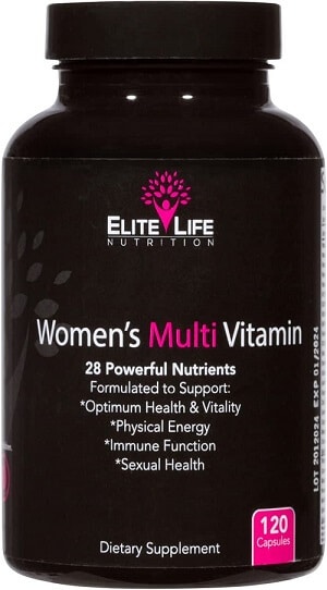 Elite Life Nutrition Women's Multi-Vitamin, best vitamins for vaginal health
